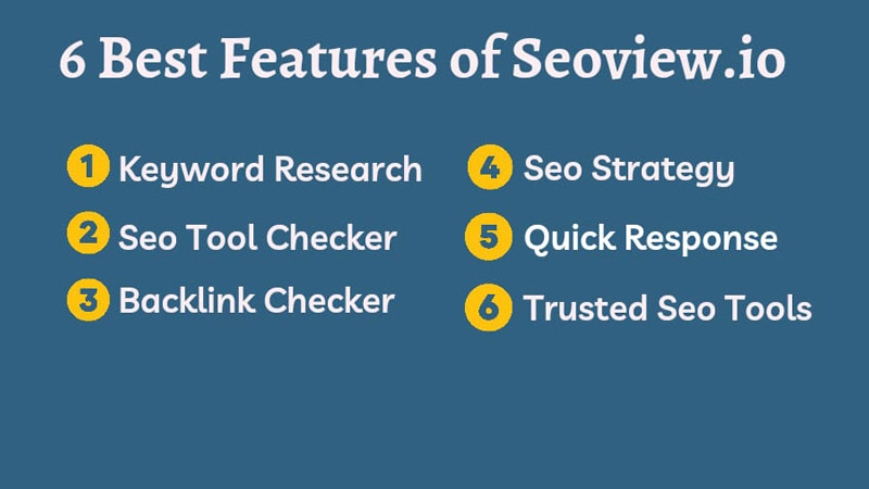 6 best features of seo tools seoview.io